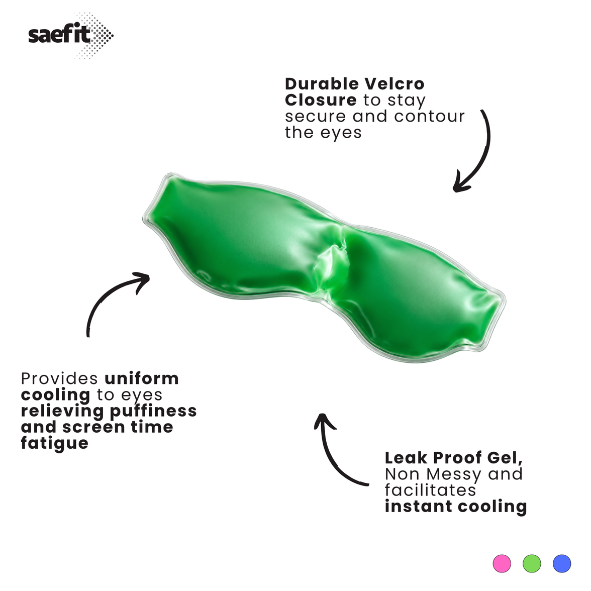 Saefit Gel Eye Pack | Screen Time Fatigue & Eye Strain Relief