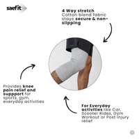 Saefit Knee Cap 4 Way | 4 Way Stretch Fabric