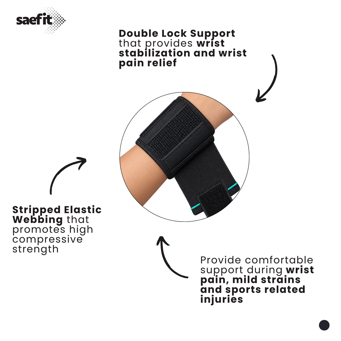Saefit Wrist Band | Wrist Support and Stability