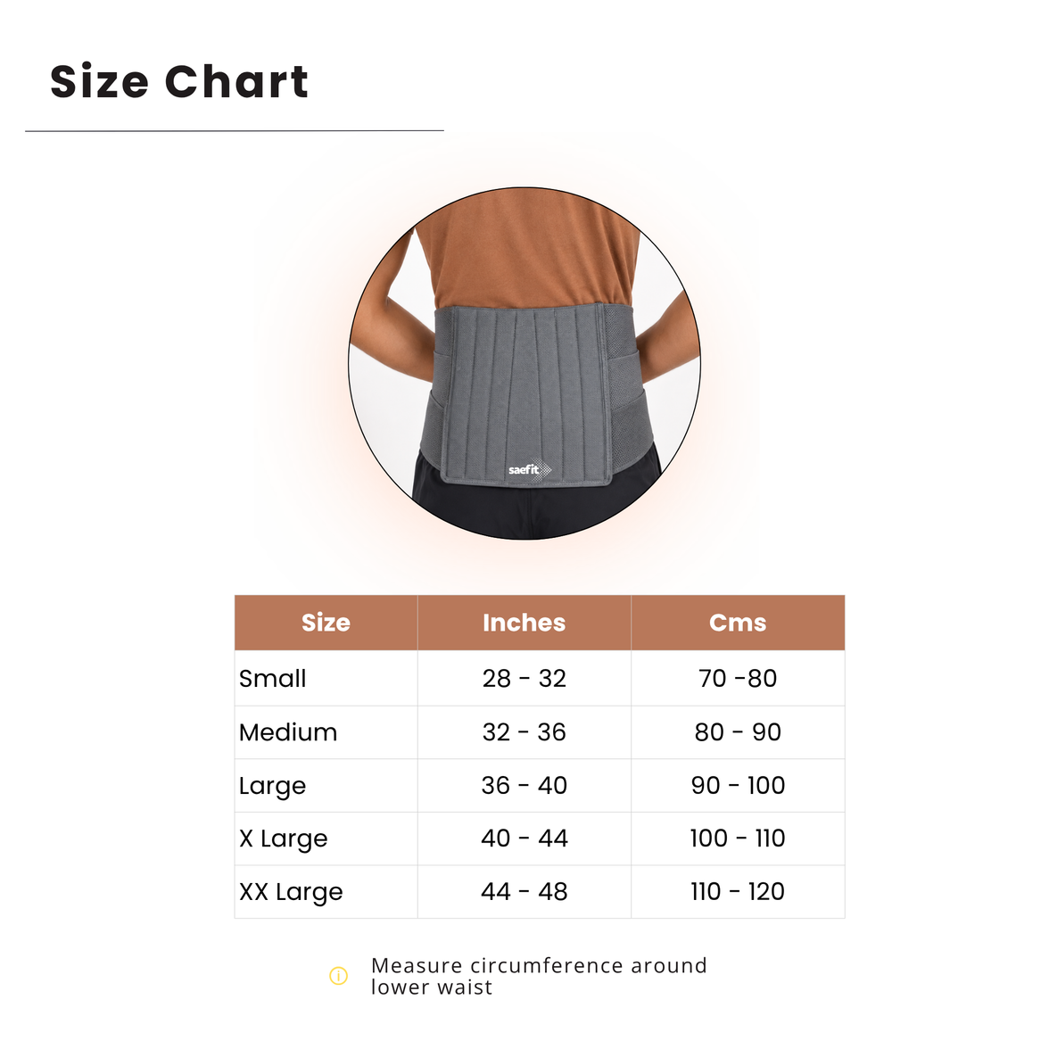 Saefit Contoured L.S. Belt | Lower Back Pain Relief
